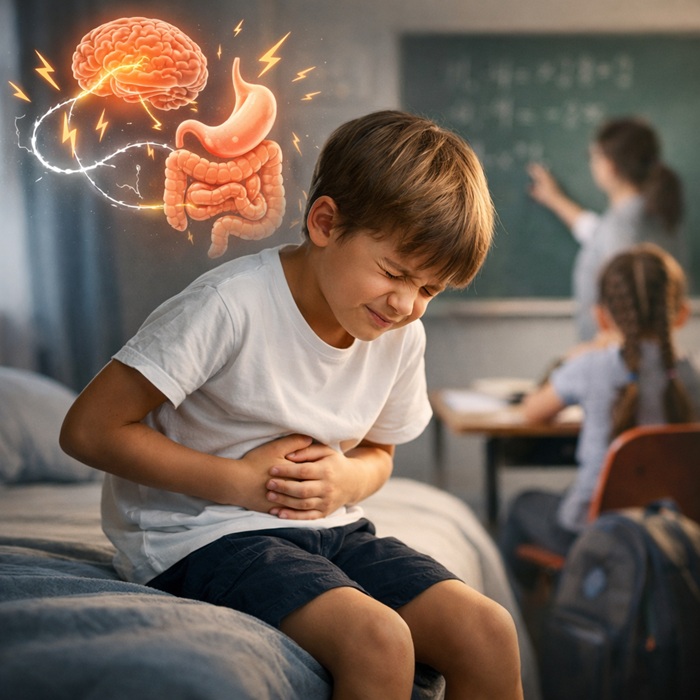 Психосоматика болей в животе у школьников: тревога и школьная нагрузка